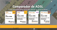 Desktop Screenshot of comparaadsl.es