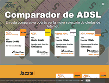 Tablet Screenshot of comparaadsl.es
